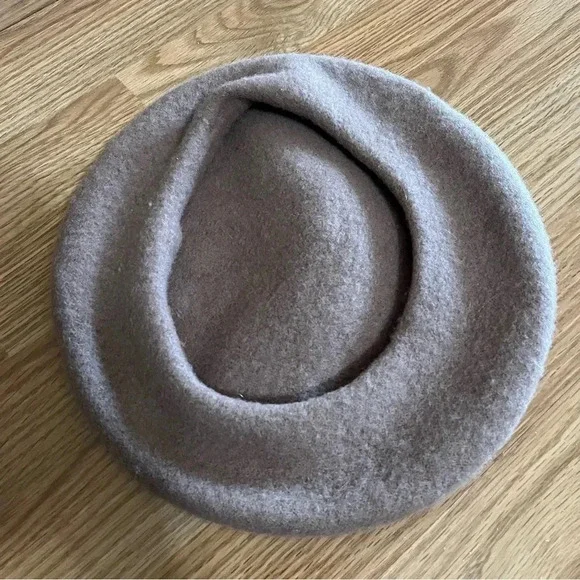 Merona 100% Wool Beret Camel Beige Tan - Picture 2 of 4